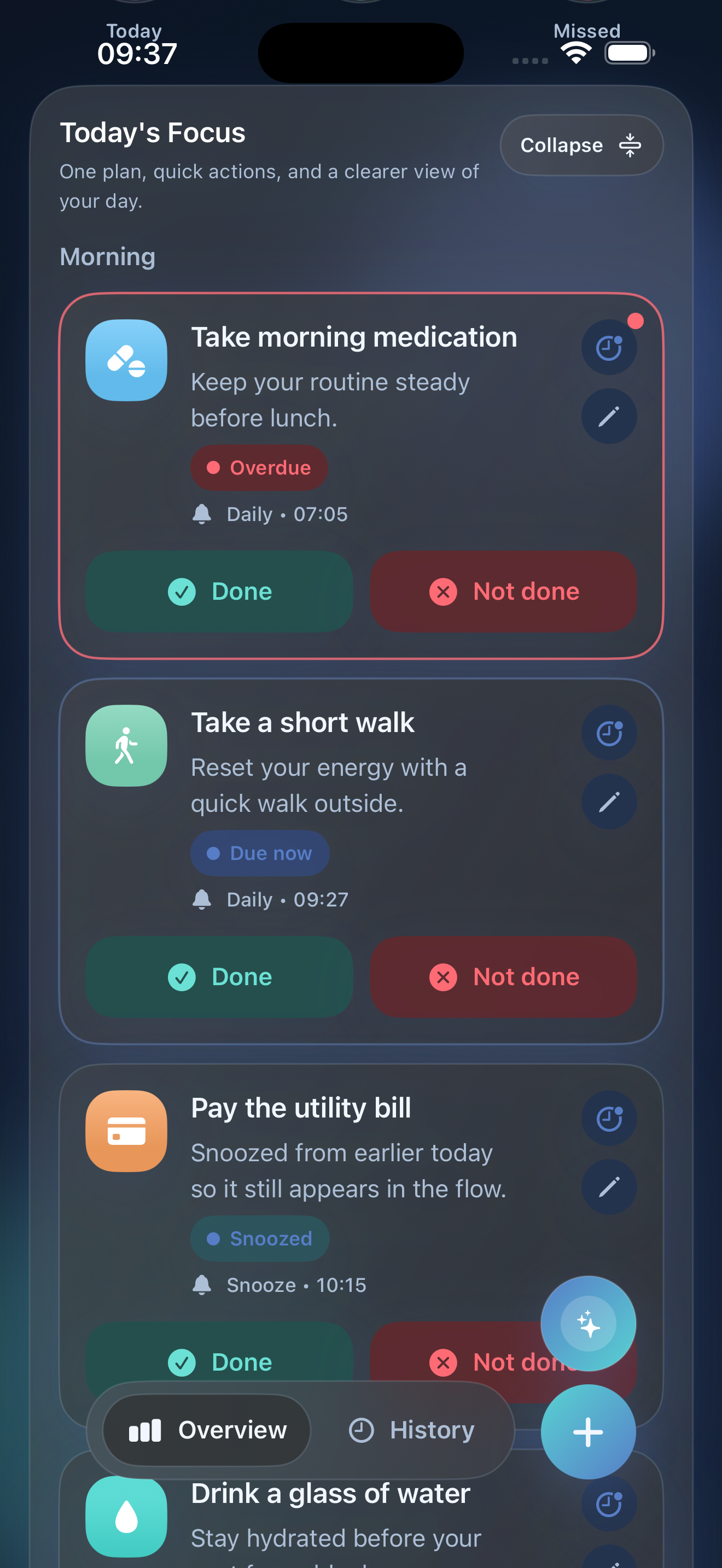 RecoHi | Smart reminders that learn with you